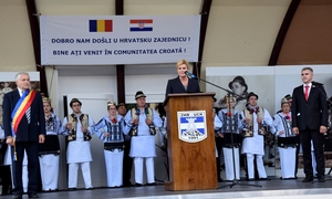 Predsjednica Republike Hrvatske Kolinda Grabar Kitarović posjetila je Rumunjsku i zajednicu karaševskih Hrvata iz Rumunjske, listopad 2017. god (1)